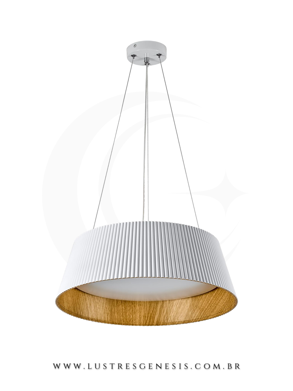 Luminaria Plafon LED Moderno Redondo 45cm Preto com Base Madeira Imbuia Luminaria de Teto para Sala de Estar Quarto Cozinha Corredor Hall e Living